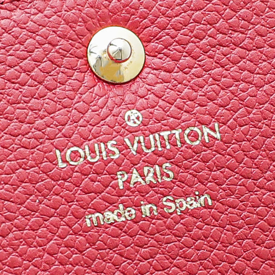 Load image into Gallery viewer, Louis Vuitton Marine Rouge Empreinte Bloom Flower Emilie Wallet

