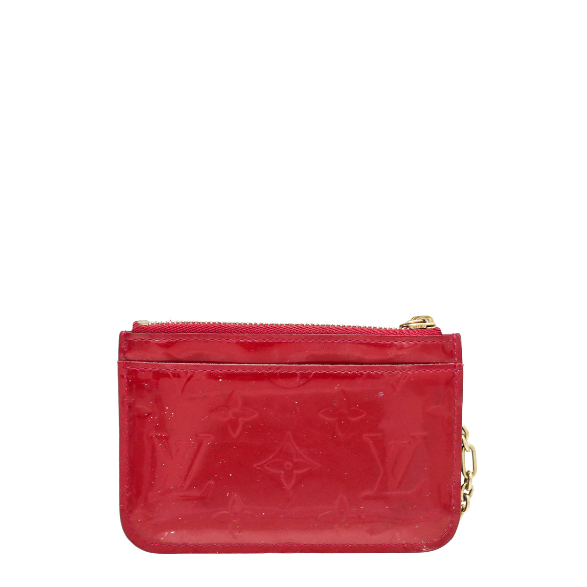 Louis Vuitton Cerise Monogram Vernis Key Pouch-Louis Vuitton-THE CLOSET