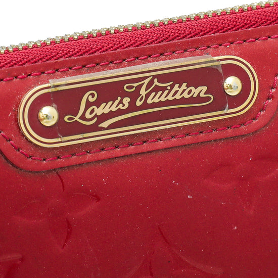 Louis Vuitton Cerise Monogram Vernis Key Pouch – The Closet