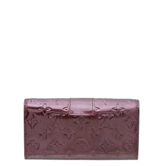 Louis Vuitton Monogram Vernis Pochette Felicie Purple