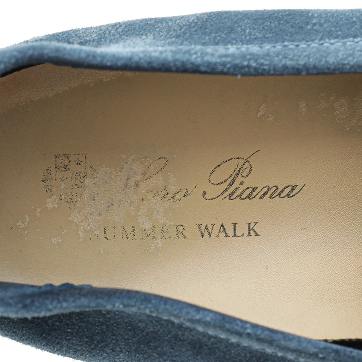 Loro Piana Racing Blue Summer Walk Loafers 42.5