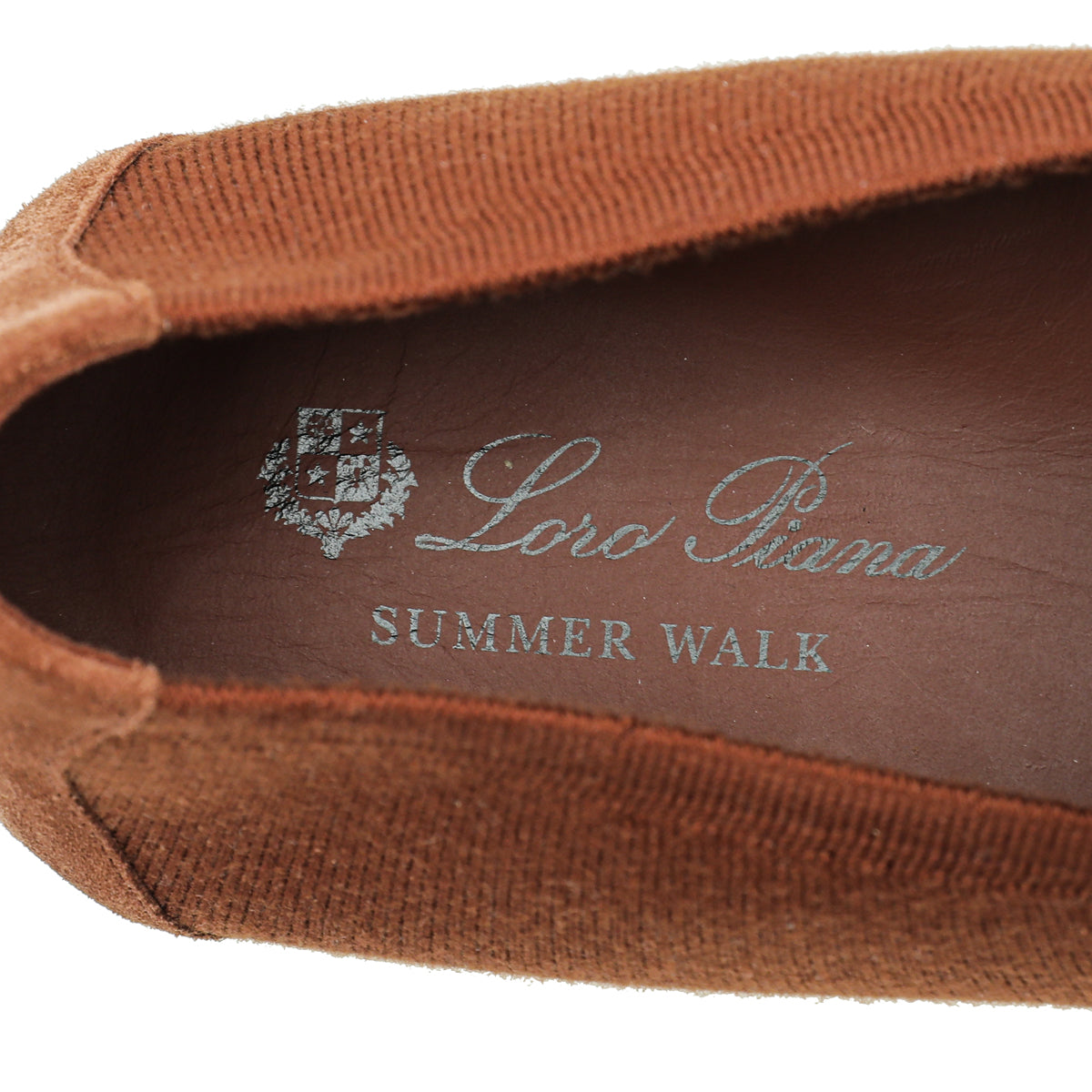 Loro Piana Cuir Summer Walk Knitted Loafers 45