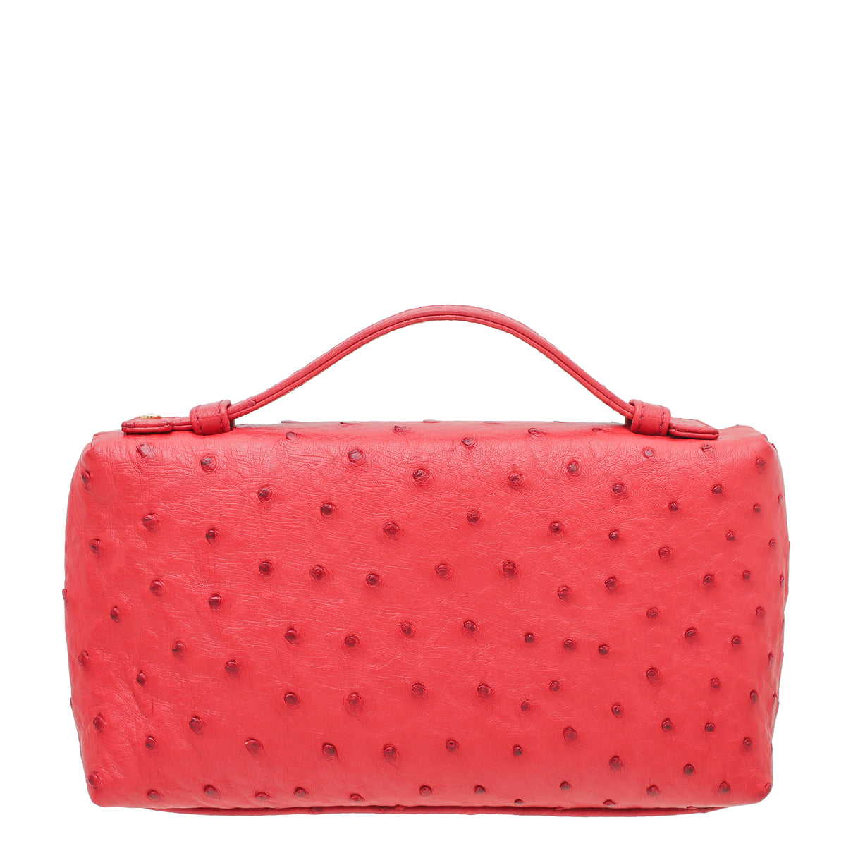 Loro Piana Red Ostrich L19 Pouch-Loro Piana-THE CLOSET