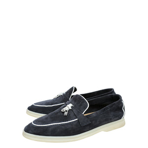 Loro Piana Bicolor Summer Charms Moccasin 39