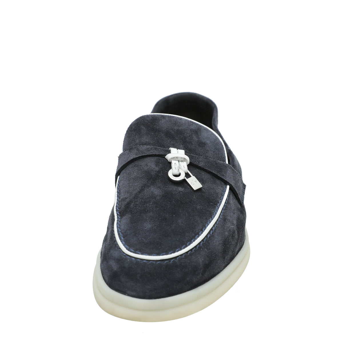 Loro Piana Bicolor Summer Charms Moccasin 39-Loro Piana-THE CLOSET