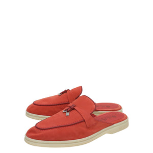 Loro Piana Coral Suede Sharms Nautical Walk Babouche Laiders 39