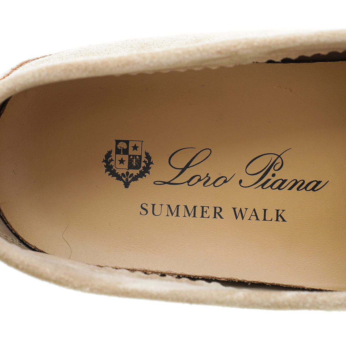 Loro Piana Sandstone Summer Charm Walk Loafers 36