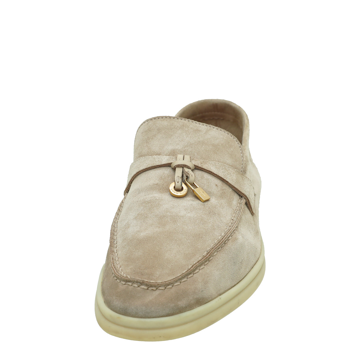 Loro Piana Sandstone Summer Charm Walk Loafers 38-Loro Piana-THE CLOSET