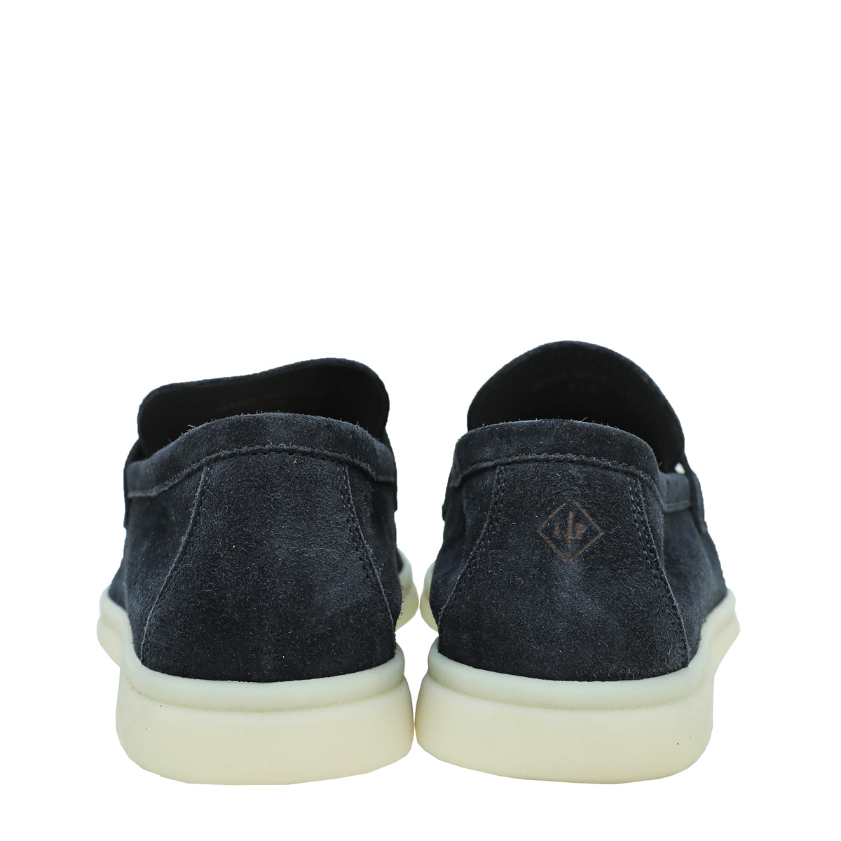 Loro Piana Argo Blue Melange Summer Charms Moccasin 37.5-Loro Piana-THE CLOSET