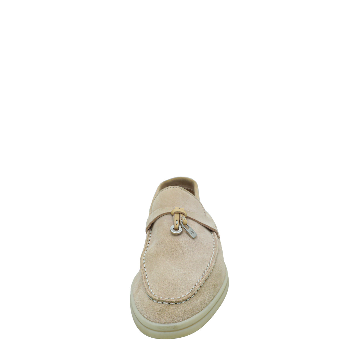 Loro Piana Strawberry Frosting Summer Charms Moccasin 35.5-Loro Piana-THE CLOSET
