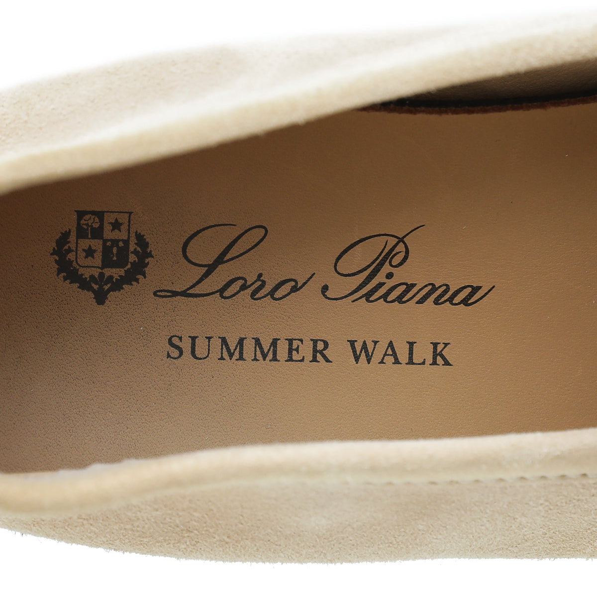 Loro Piana Strawberry Frosting Summer Charms Moccasin 35.5