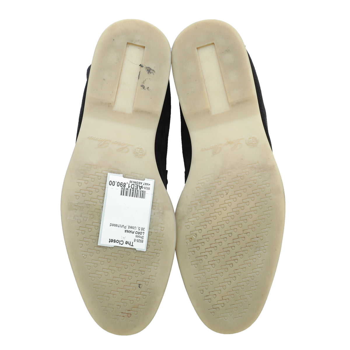 Loro Piana Black Summer Charm Loafer 38.5-Loro Piana-THE CLOSET