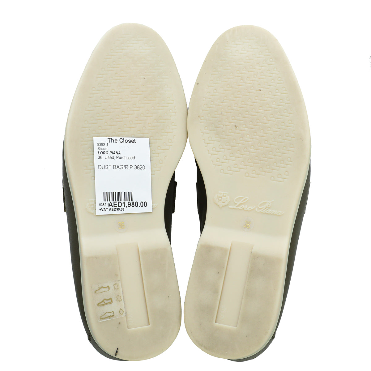 Loro Piana Olive Leaf Summer Charm Embroidered Walk Loafer 36-Loro Piana-THE CLOSET