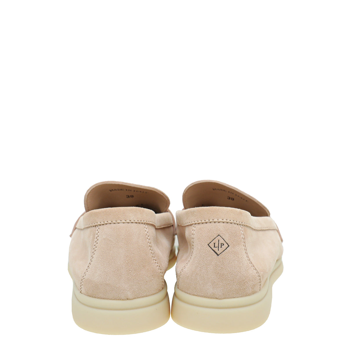Loro Piana Pink Sand Summer Charms Moccasin 38 – THE CLOSET