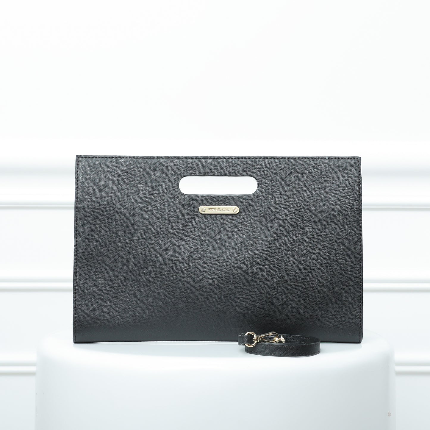 Michael Kors Black Tilda Crossbody Clutch-Michael Kors-THE CLOSET