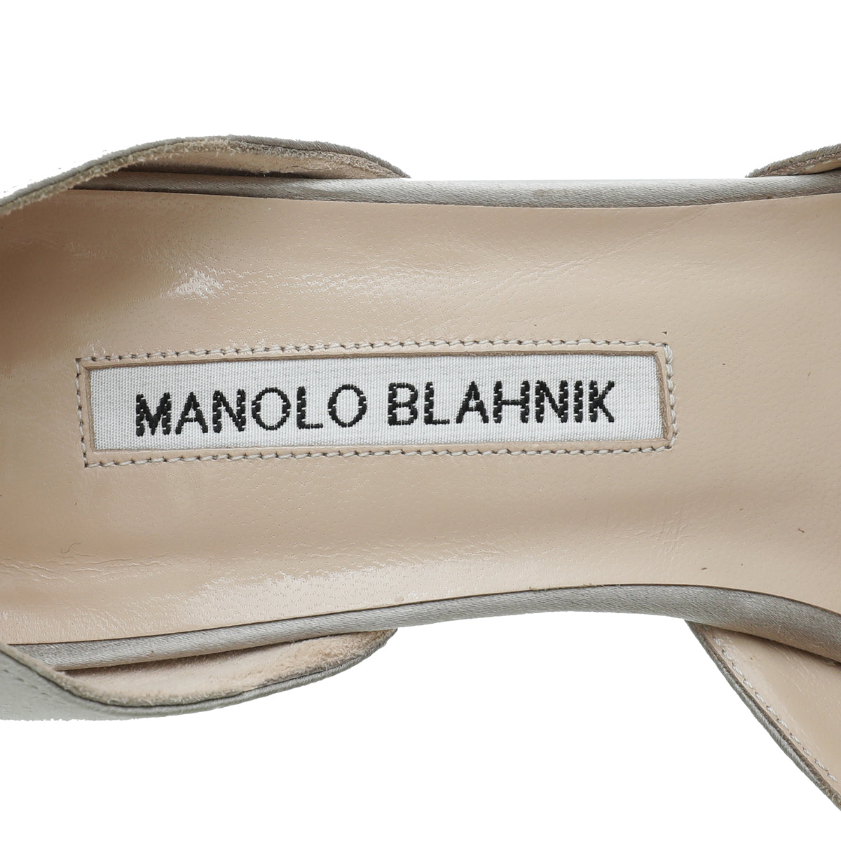 Manolo Blahnik Gray Hangisi D'Orsay Pumps 38.5