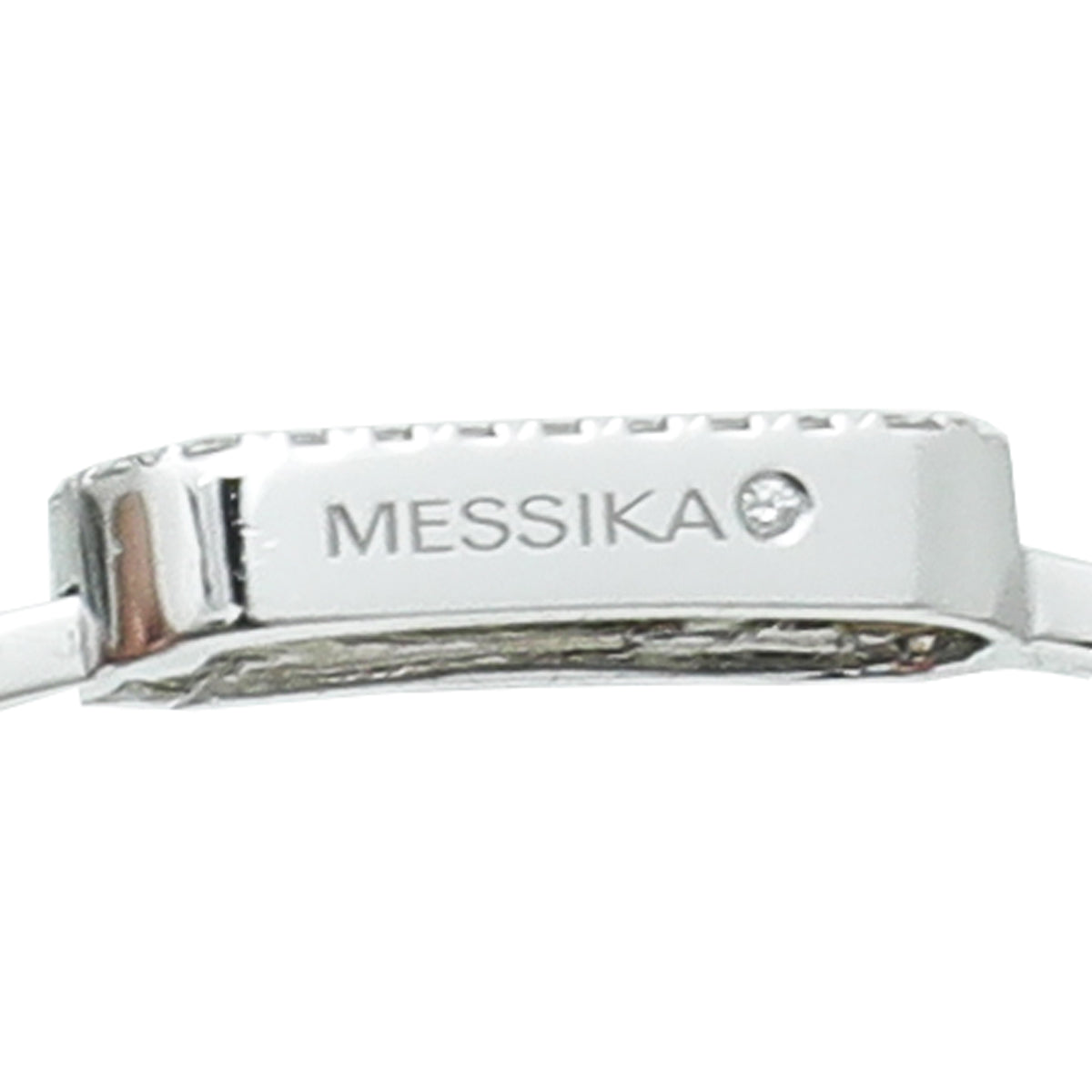 Messika 18K White Gold Diamond Move Uno Pave Flex Bracelet