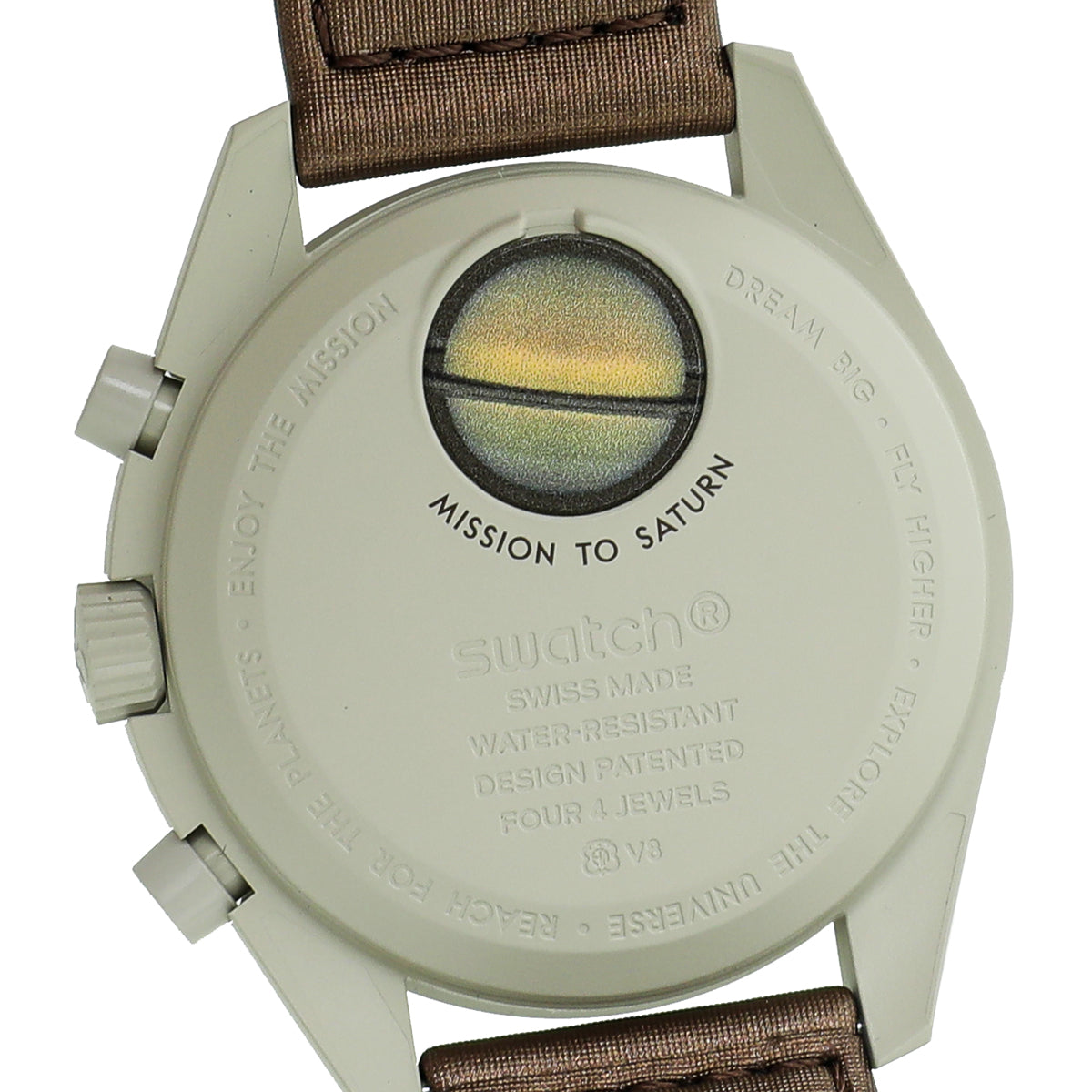 Omega Bicolor Bioceramic Moonswatch Mission To Saturn Watch
