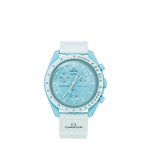 Omega Bicolor X Swatch Speedmaster Moonswatch Mission to Uranus 41mm Quartz Watch