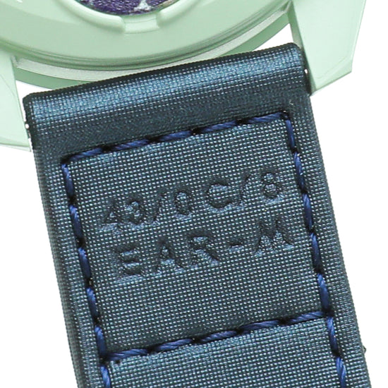 Omega Bicolot Speedmaster Bioceramic Moonswatch Mission On Earth 42mm Swatch Watch