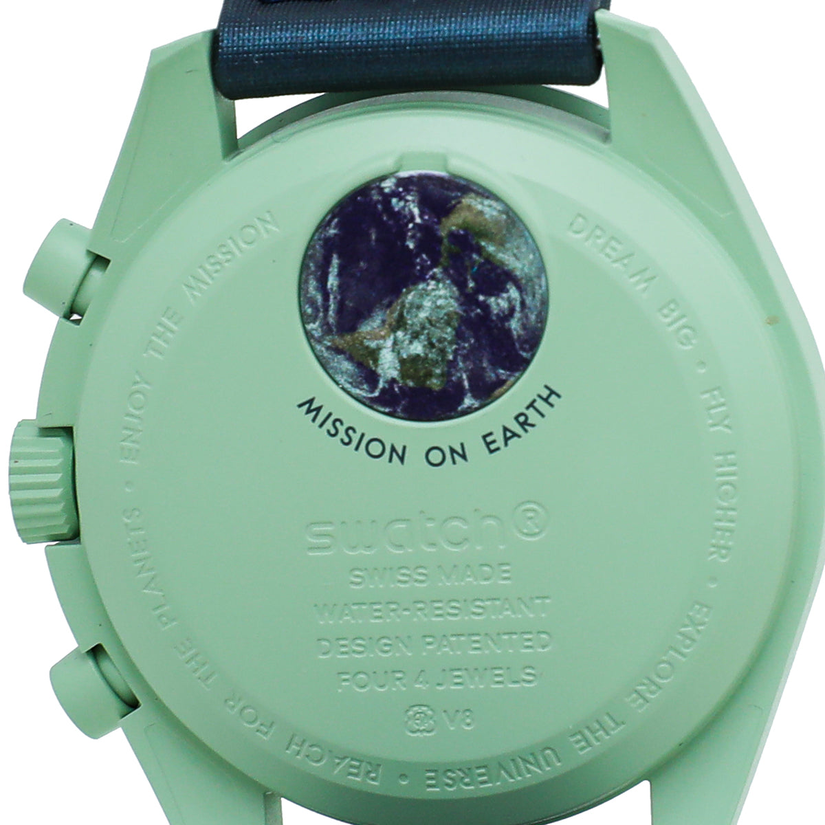 Omega Bicolor X Swatch Speedmaster Moonswatch Mission On Earth 42mm Swatch Watch