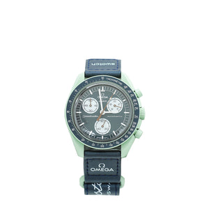Omega Bicolor X Swatch Speedmaster Moonswatch Mission On Earth 42mm Watch