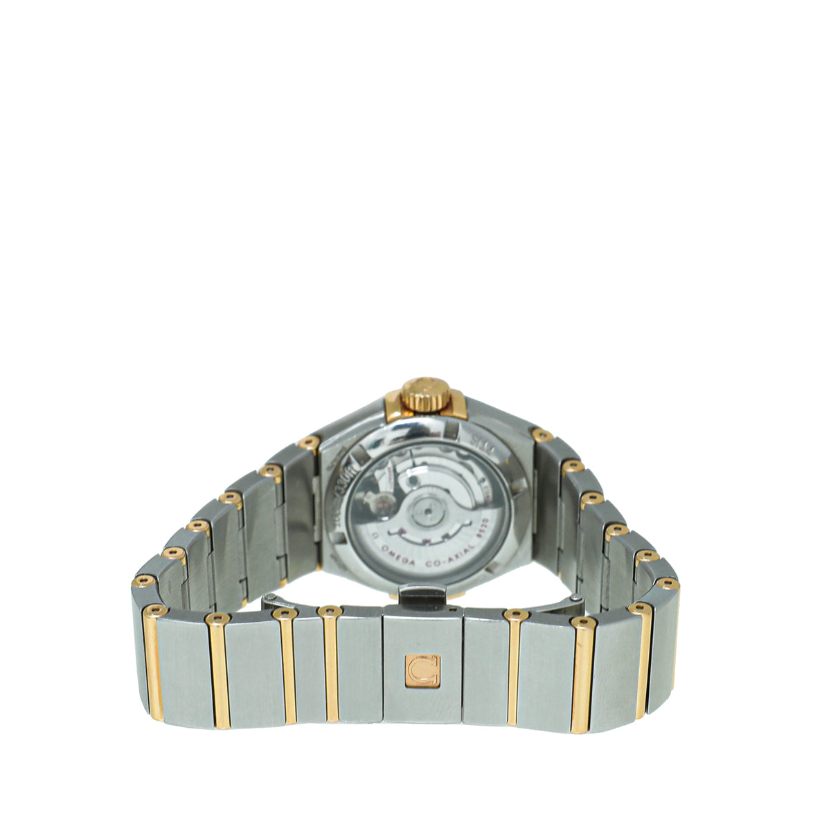 Omega ST.ST Yellow Gold Constellation Co-Axial Chronometer w/MOP & Diamond Watch-Omega-THE CLOSET