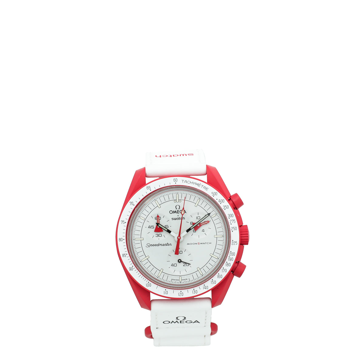 Omega Bicolor X Swatch Speedmaster Moonswatch Mission to Mars Quartz 41mm Watch-Omega-THE CLOSET