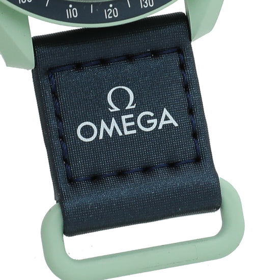 Omega Bicolor X Swatch Speedmaster Moonswatch Mission On Earth Quartz 41mm Watch