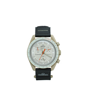 Omega Bicolor X Swatch Speedmaster Moonswatch Mission to Jupiter Quartz 41mm Watch