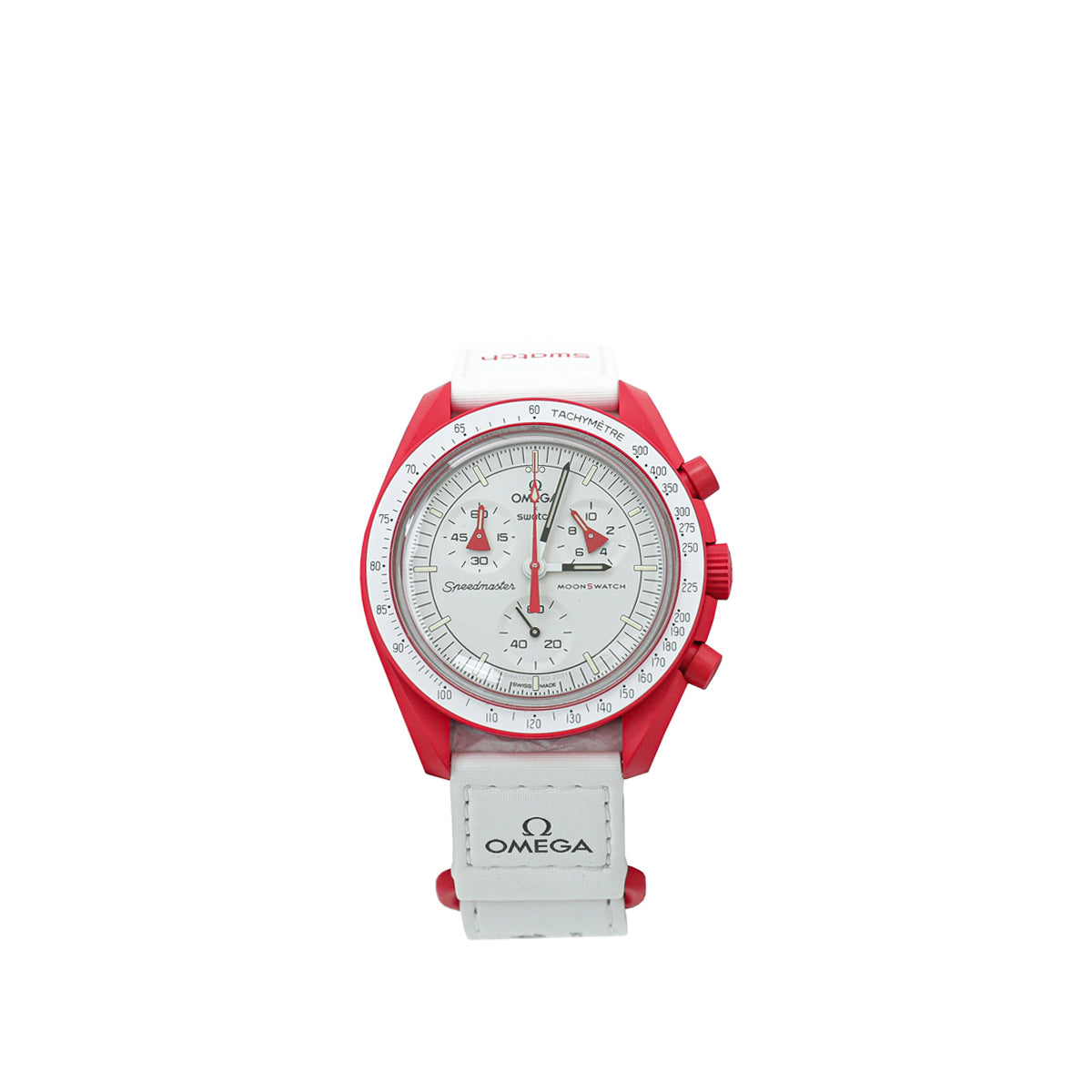 Omega Bicolor X Swatch Bioceramic Moonswatch Mission to Mars Watch-Omega-THE CLOSET