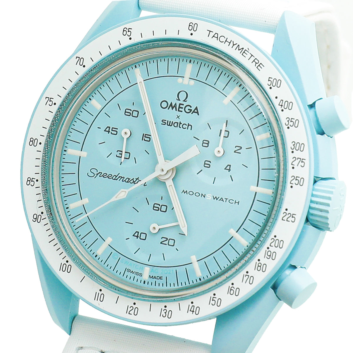 Omega Bicolor Mission To Uranus Bioceramic Quartz MoonSwatch