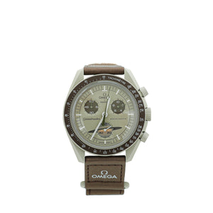 Omega Bicolor Bioceramic Moonswatch Mission To Saturn Watch