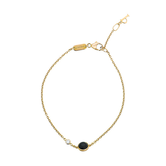 Load image into Gallery viewer, Piaget 18K Rose Gold Onyx 1 Diamond Possession Bracelet
