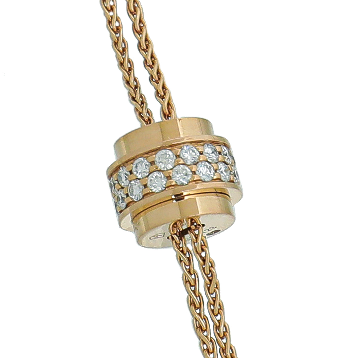 Piaget 18K Rose Gold Diamond Possession Pendant Necklace-Piaget-THE CLOSET