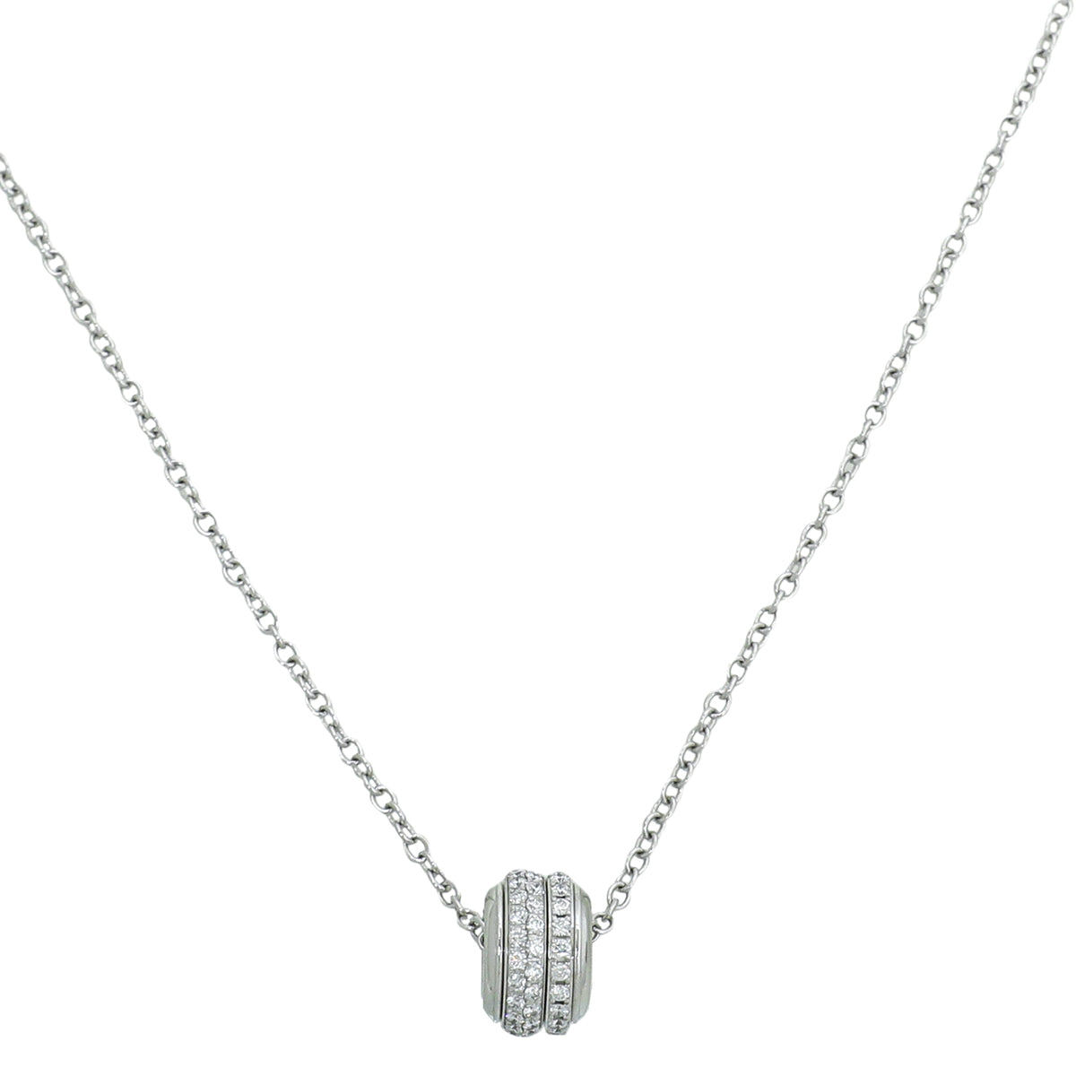 Piaget 18K White Gold Diamond Possession Pendant Necklace