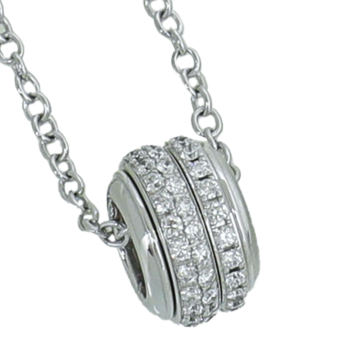 Piaget 18K White Gold Diamond Possession Pendant Necklace-Piaget-THE CLOSET