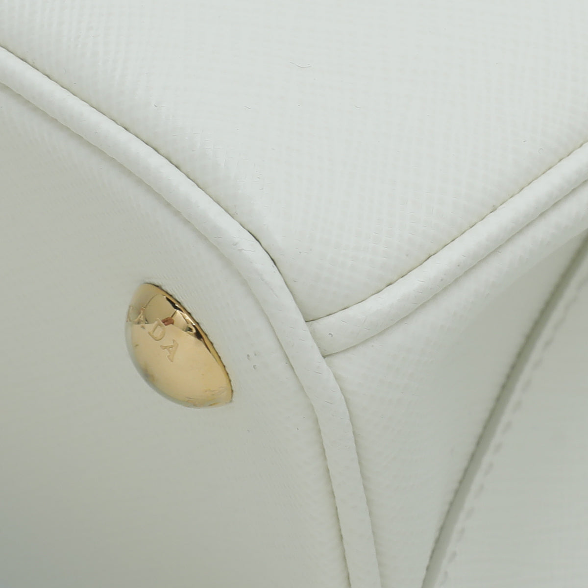 Prada White Galleria Mini Bag