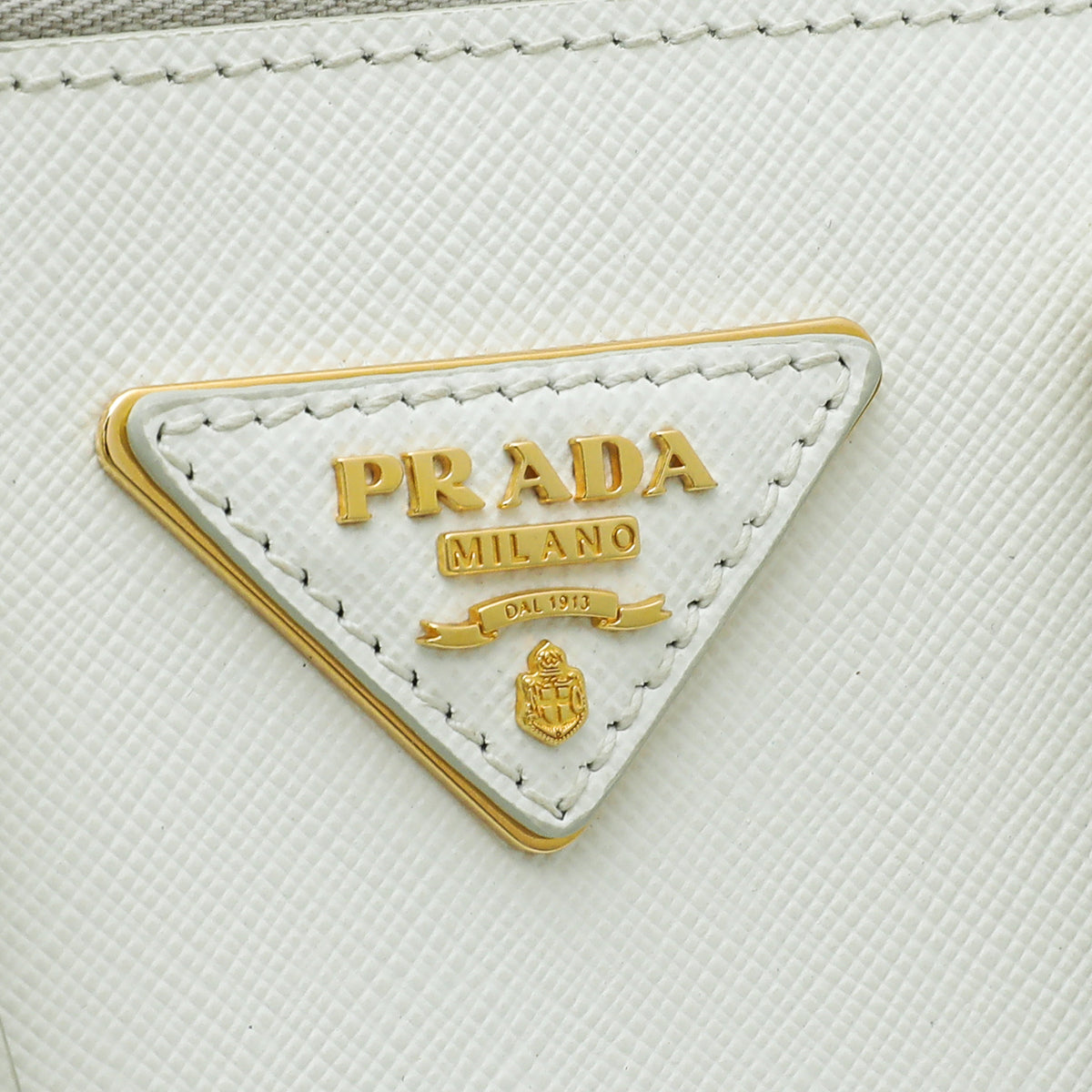 Prada White Galleria Mini Bag