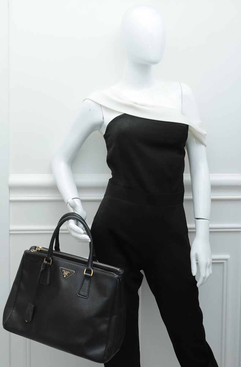 Prada Black Galleria Tote Large Bag