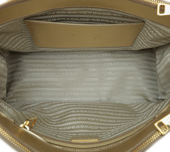 Prada Platino Lux Galleria Medium Bag