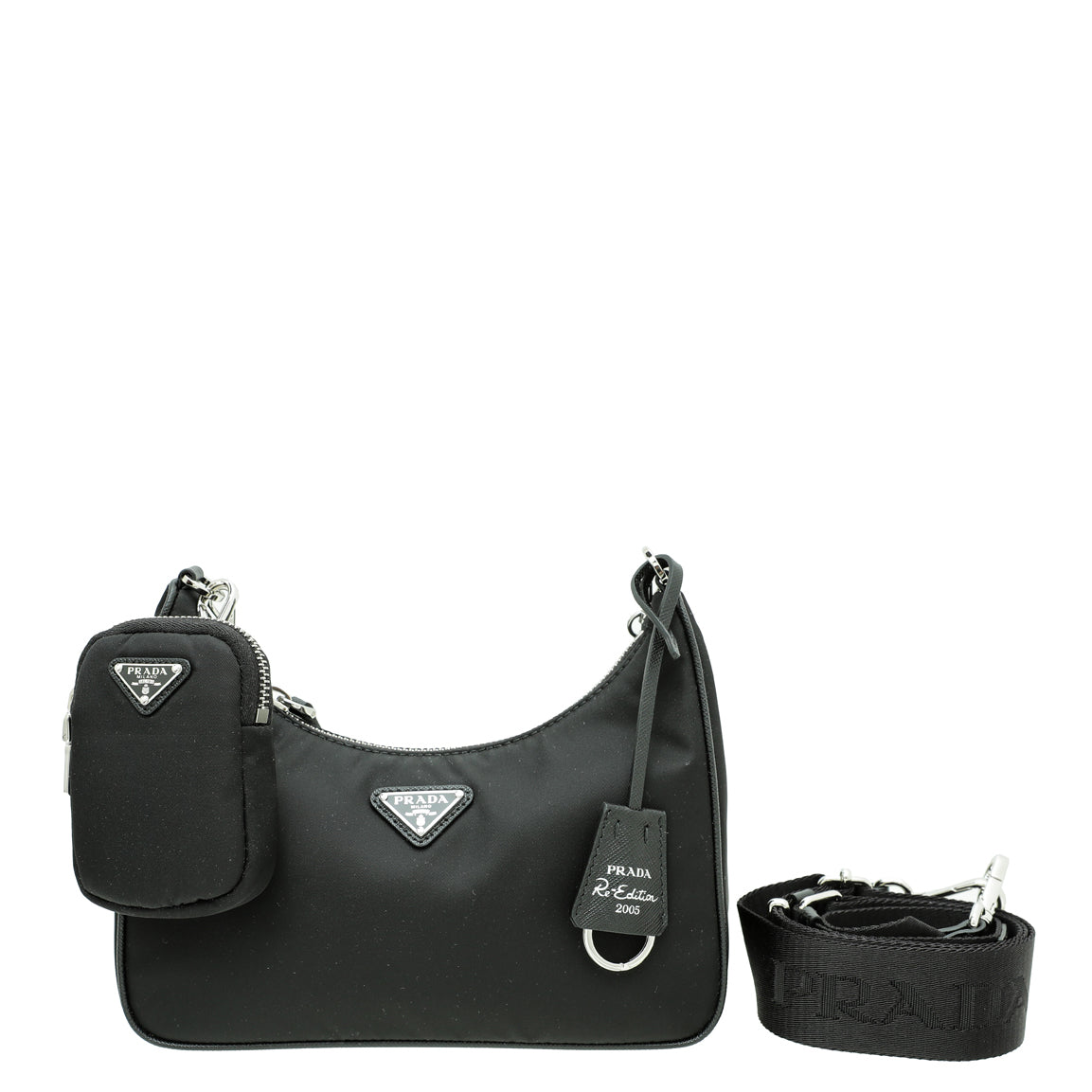 Prada Black Re-Nylon Re-Edition 2005 Bag-Prada-THE CLOSET