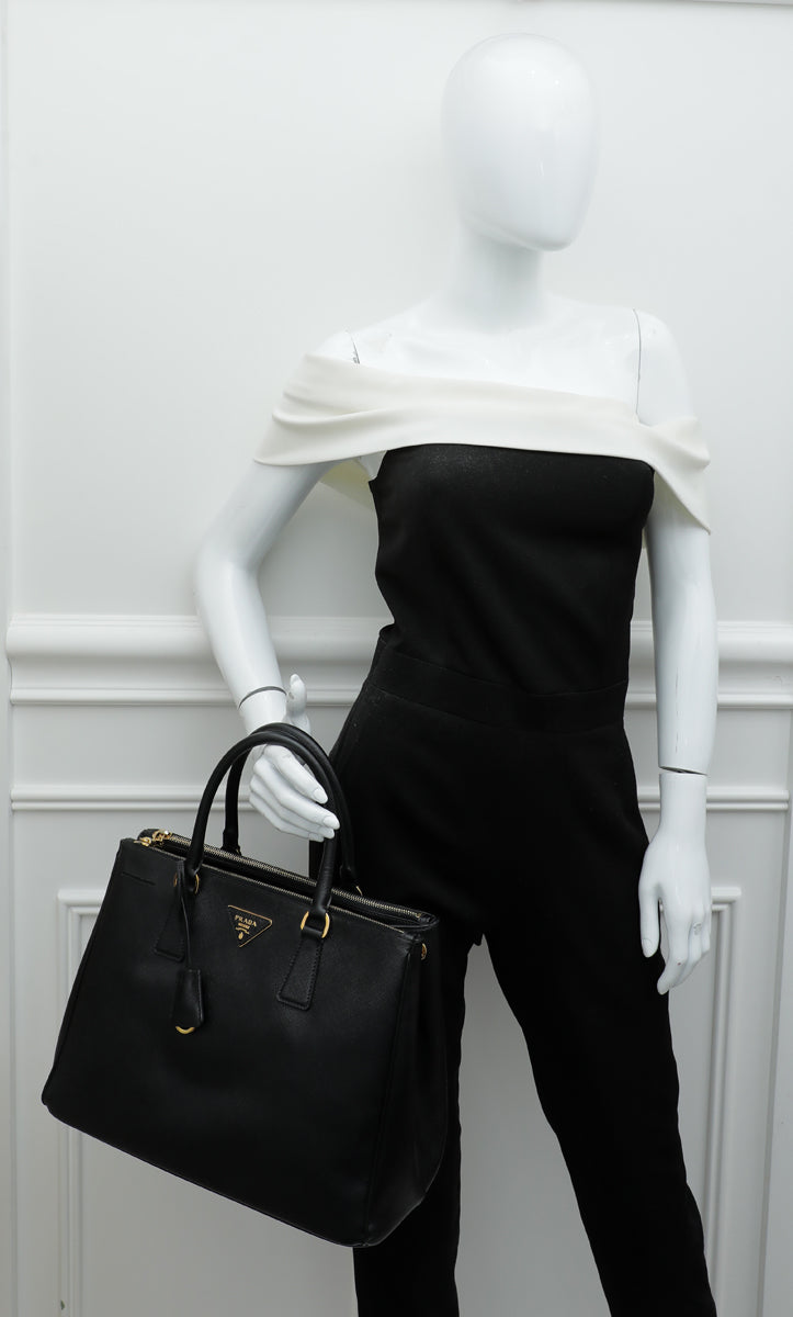 Prada Black Galleria Large Bag