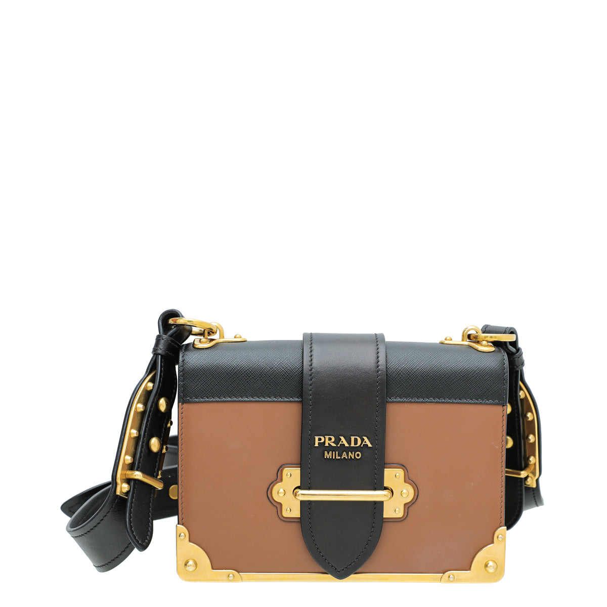 Prada Bicolor Cahier Bag-Prada-THE CLOSET