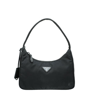 Prada Black rennylon re-lege 2000 bag mini bage