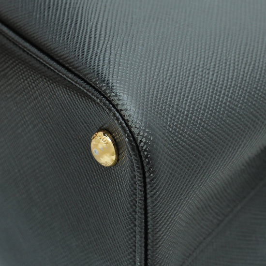 Prada Black Cuir Double Small Bag