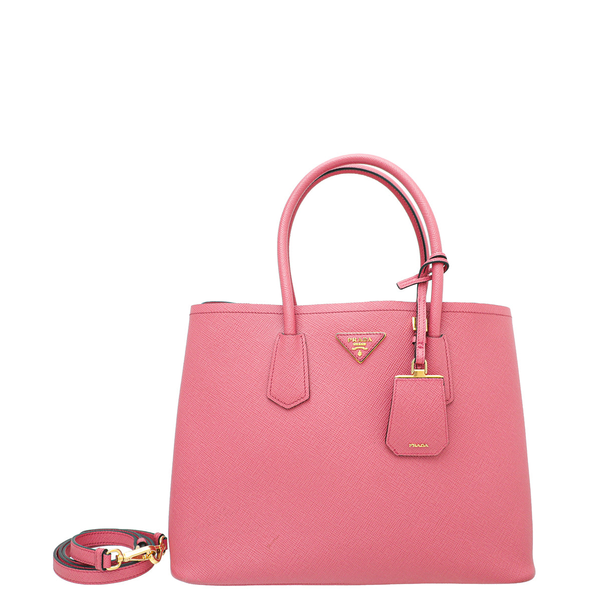 Prada Tamaris Cuir Double Handle Tote Bag-Prada-THE CLOSET