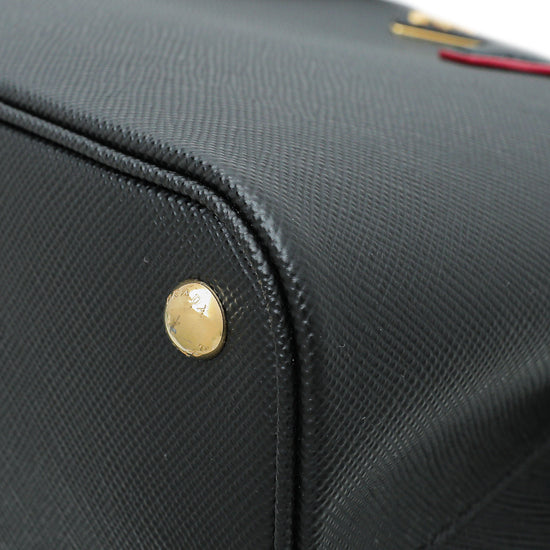 Prada Bicolor Cuir Medium Double Bag – The Closet