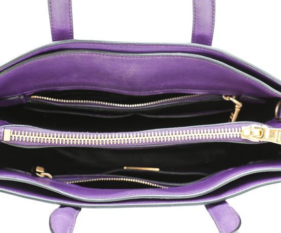 Prada Viola Soft Convertible Tote Bag