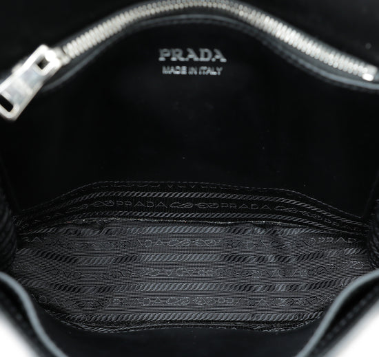 Prada Bicolor Studded Elektra Crossbody Bag